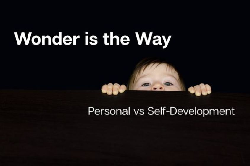 Wonder is the Way (Personal VS Self-Development)
