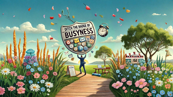 Ditch The Badge of &lsquo;Busyness&rsquo; 