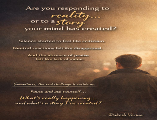 &ldquo;Everything is fine&hellip; but something has been bothering me.&rdquo;