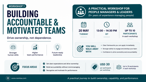 From Managing to Enabling: Building motivated and accountable teams