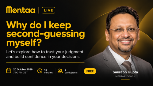Why do I keep second-guessing myself?