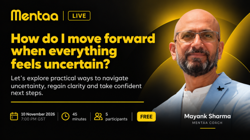 How do I move forward when everything feels uncertain?