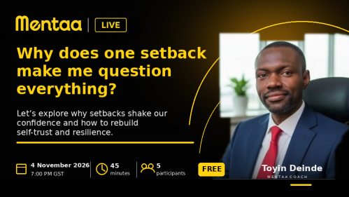 Why does one setback make me question everything?